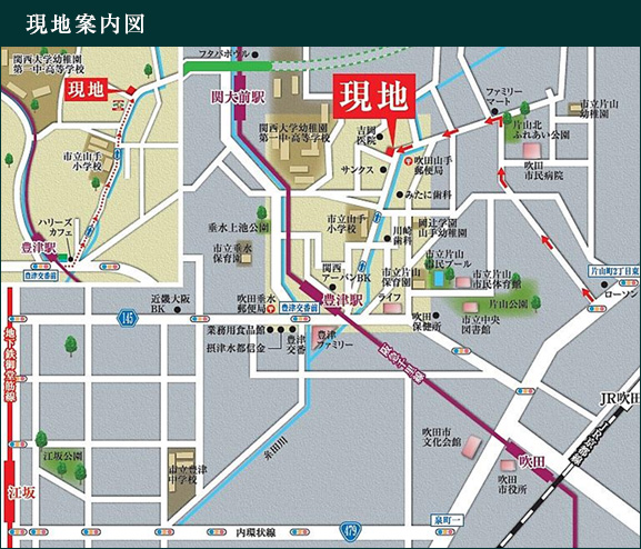 現地案内図